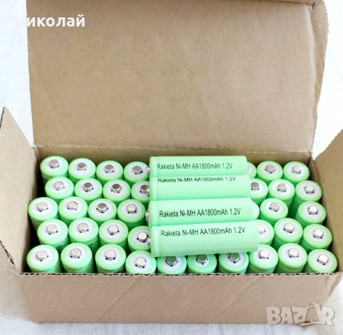 Акумулаторна батерия размер АА 1.2 V, 1800 mah, снимка 1 - Други - 25645067