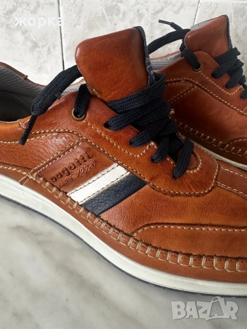 Мъжки спортни обувки bugatti Естествена кожа, снимка 2 - Спортни обувки - 51639526