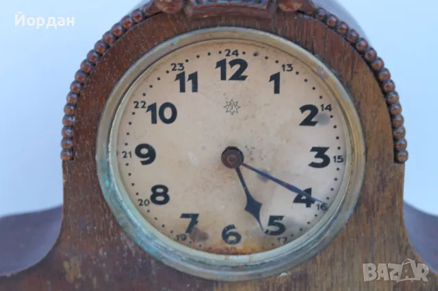 Настолен часовник ''Junghans'', снимка 2 - Антикварни и старинни предмети - 50413145
