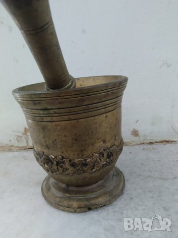 старо бронзово хаванче с чукало, снимка 3 - Други ценни предмети - 38112951