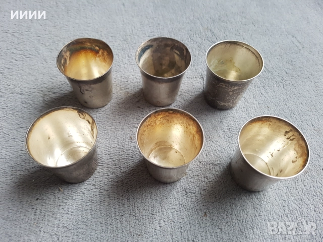 Посребрена чаша 6 бр