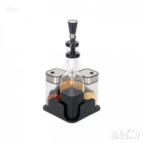 Комплект за подправки ЛУКС - Оливерник 5 части, снимка 10 - Аксесоари за кухня - 48146836