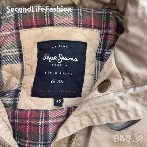 Pepe Jeans London дамско зимно яке размер XS, снимка 2 - Якета - 56090611