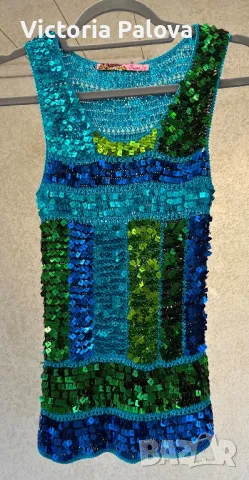 Красив бляскав топ за парти, снимка 4 - Корсети, бюстиета, топове - 49624769