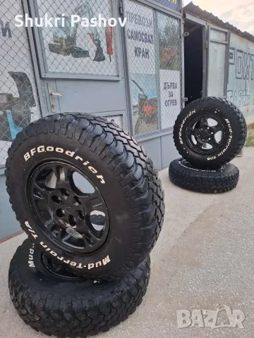 Алуминиеви джанти с гуми за Mitsubishi Padjero, снимка 2 - Гуми и джанти - 55893097