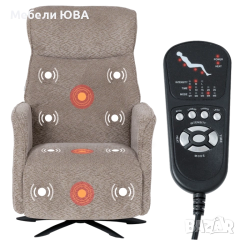 Масажиращо-релакс кресло Лорд, снимка 5 - Дивани и мека мебел - 54112881