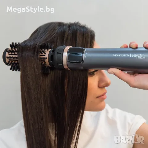 Въртяща се електрическа четка Remington AS8811 Keratin Protect (1000W), снимка 3 - Сешоари - 55815534