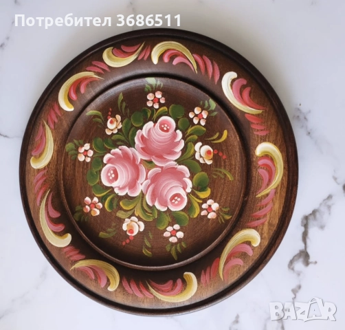 Дървена чиния