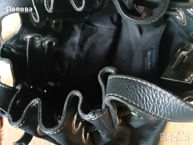 Голяма атрактивна  италианска чанта от естествена кожа, снимка 6 - Чанти - 52195335