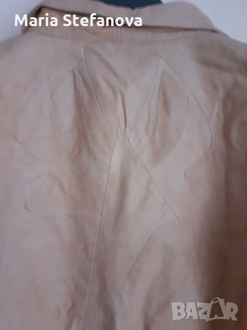 Бежово яке естествена кожа Numph , снимка 7 - Якета - 31613682