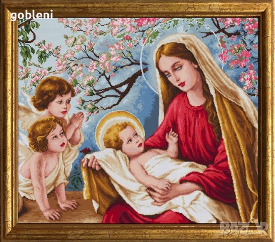 гоблен „АНГЕЛСКА БЛАГОСЛОВИЯ“ Д41; размери /41-35/см.; 41 цвята; 59лв.