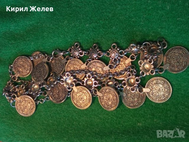 ЕТНОГРАФСКА ОГЪРЛИЦА НИКЕЛИРАНА БЛАГОРОДНА СТОМАНА ИДЕАЛНАза НОСИЯ ВЪЗСТАНОВКИ ФОЛКЛОРЕН СЪБОР 38655, снимка 3 - Колиета, медальони, синджири - 41682287