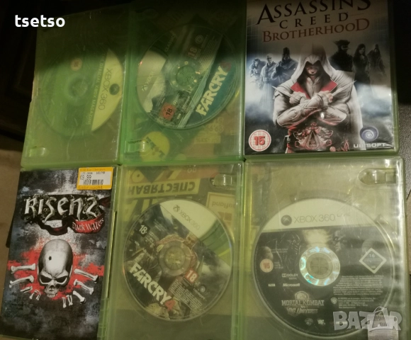 Xbox 360 Slim с 3 джойстика и дискове с 5 игри., снимка 4 - Xbox конзоли - 52646750