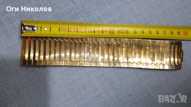 Изящна позлатена винтидж гривна, снимка 6 - Антикварни и старинни предмети - 52315311