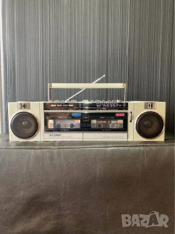 SANYO M-W24K VINTAGE RETRO BOOMBOX радио касетофон, снимка 6 - Радиокасетофони, транзистори - 55896320