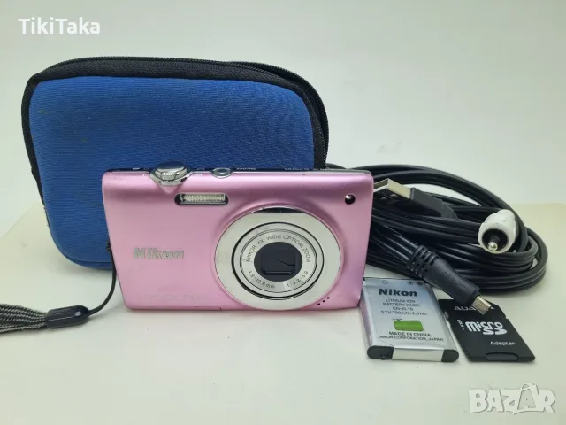 Nikon COOLPIX S2500 Pink – 12MP CCD Digital Camera | 4x Optical Zoom , снимка 2 - Фотоапарати - 56455102