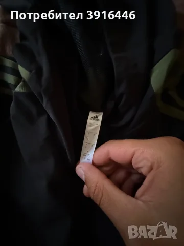 Мъжка ветровка “Adidas” L размер (КАТО НОВА), снимка 3 - Спортни дрехи, екипи - 56083041