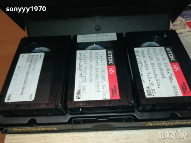 TDK BASF VIDEO VHS C TAPE X3 ВНОС GERMANY 2112241203, снимка 11 - Други жанрове - 48423615