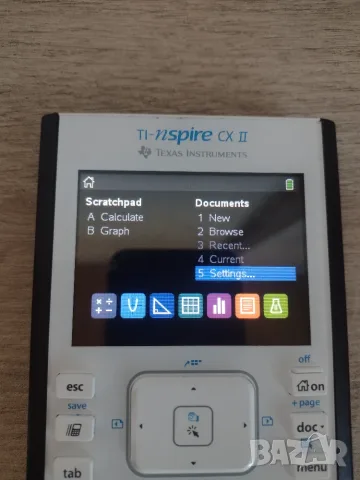 Графичен калкулатор Texas Instruments TI-nspire CX II, снимка 2 - Ученически пособия, канцеларски материали - 56124881