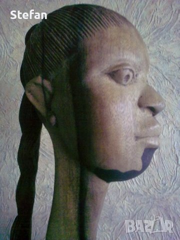 Дървена статуетка, снимка 4 - Антикварни и старинни предмети - 35032074