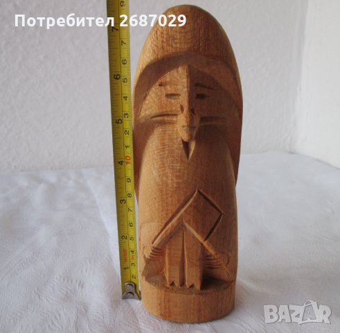 Дървена фигура, дърворезба, човек, палач, снимка 9 - Статуетки - 31999420