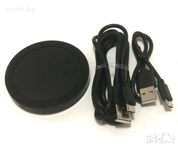 Безжична станция, подложка за зареждане за смартфони, устройства със стандарта Qi, снимка 5 - Външни батерии - 31092128