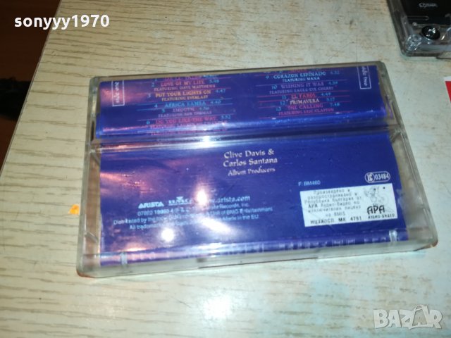 SANTANA-АУДИОКАСЕТА 0710211955, снимка 12 - Аудио касети - 34386082