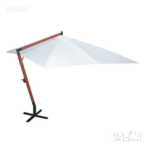 vidaXL Чадър тип камбана, 300х400 см, бял(SKU: 40081), снимка 2 - Градински мебели, декорация  - 56040212
