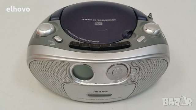 CD player с радио, касета Philips AZ1022, снимка 6 - MP3 и MP4 плеъри - 30047305