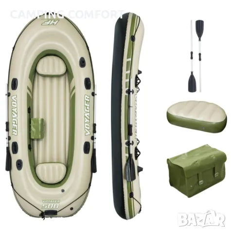   Надуваема лодка Voyager 300 Bestway65051, снимка 1