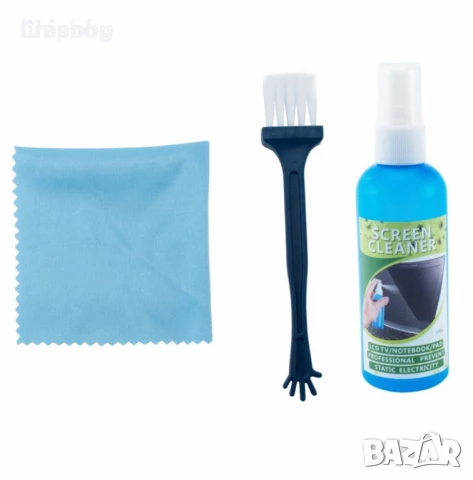 Комплект за почистване на Екрани / монитори, телевизори, лаптопи/