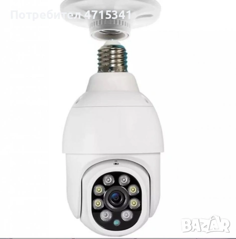 Куполна Wi-Fi камера под формата на крушка