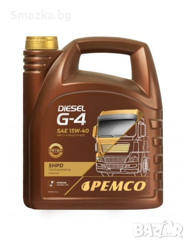Моторно масло PEMCO diesel G-4 SHPD 15W-40 5L