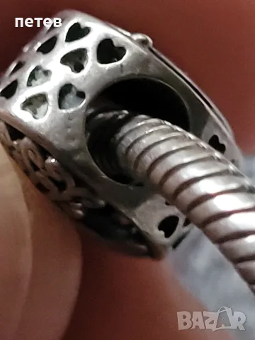 сребърна гривна Pandora .Pandora., снимка 11 - Антикварни и старинни предмети - 55942234