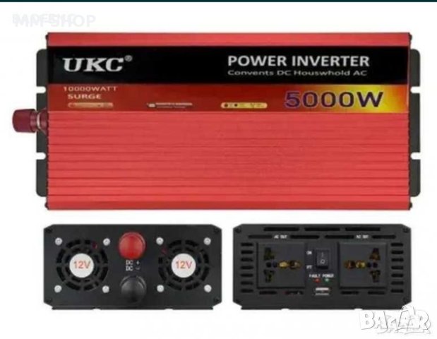 Инвертор 12V-220V, 5000W,4000W,2000W,1000W,500W (UKC), снимка 6 - Друга електроника - 42505085