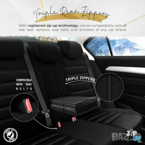 Комплект 4 седалки LUX Тапицерия за седалки Otom Iconic ICN702 , снимка 6 - Аксесоари и консумативи - 49942412