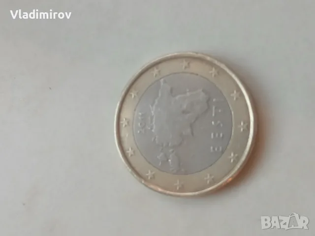 1 евро Естония 2011г