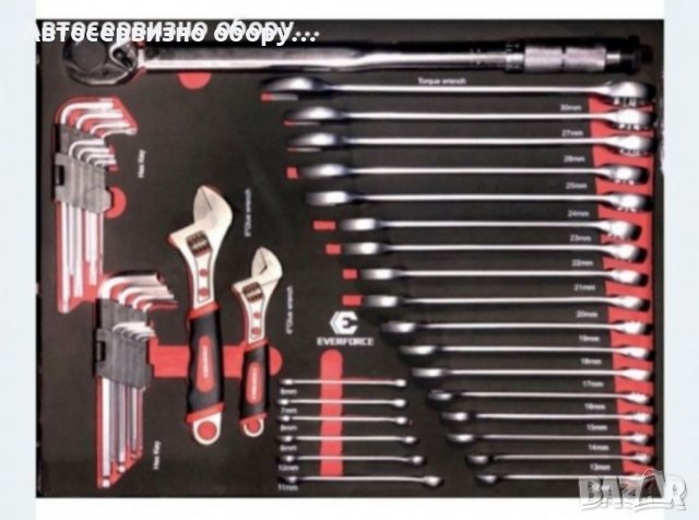 Нов Професионален Шкаф с инструменти EVERFORCE със 7 чекмеджета и отделение за закачане на инструмен, снимка 10 - Други инструменти - 37166502