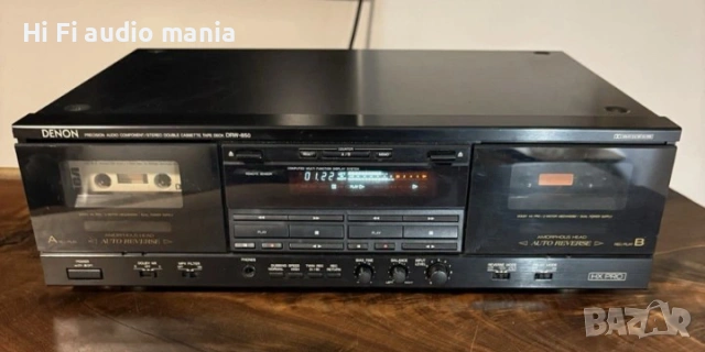 Продавам Двукасетен реверсен дек Denon DRW-850, снимка 4 - Декове - 54321130