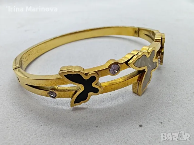 Гривна от медицинска стомана , снимка 4 - Гривни - 49580766