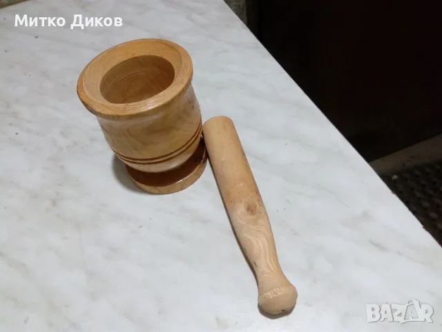Тахан таханче чукало дървено ново Н-120мм на чукалото и фи 80 на 57мм-два броя, снимка 11 - Аксесоари за кухня - 38957510