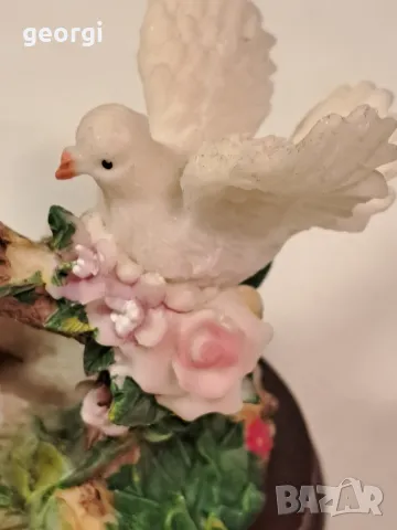 италианска фигурка гълъби  25/2, снимка 4 - Колекции - 50050749