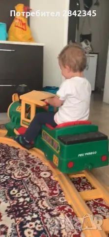 Продавам детско влакче с акумулатор на Peg Perego, снимка 5 - Коли, камиони, мотори, писти - 56519562