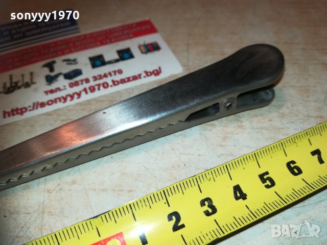 мерителна лъжичка с щипка-алуминиева, снимка 11 - Кафемашини - 30194491