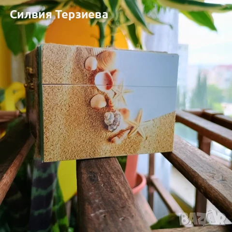 Ръчно изработена дървена кутия "Casablanca", снимка 3 - Декорация за дома - 50609077