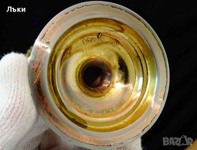 Английски бокал,чаша от калай. , снимка 4 - Антикварни и старинни предмети - 37275212