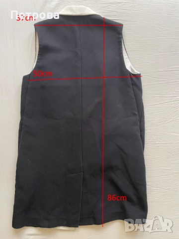 Дълго яке без ръкави Fendi IT 42/ M Оригинал, снимка 11 - Якета - 51543743