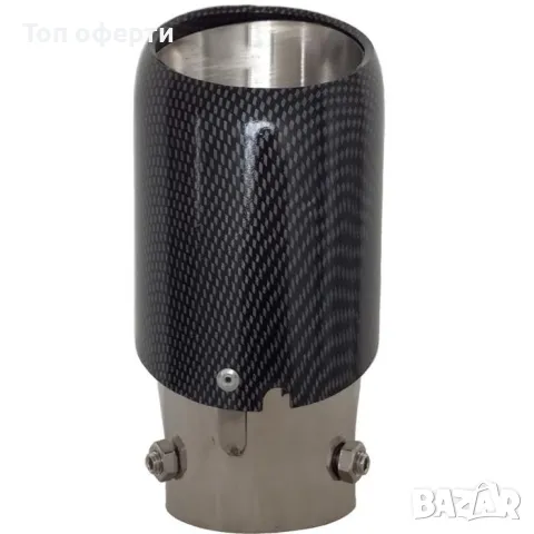 Накрайник ауспух 2471 цветен, сив, карбон, черен 60мм-63мм, снимка 7 - Аксесоари и консумативи - 48822771