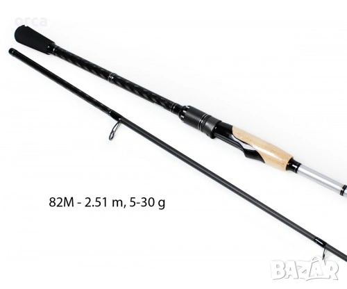 Въдица Filstar Silver Shadow EVO спининг Toray 36T карбон X-оплетка, снимка 2 - Въдици - 53272686