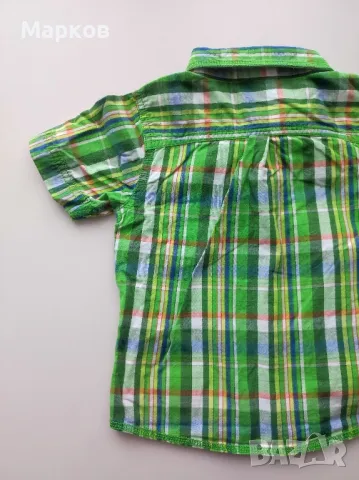 NAME IT - 9-12м - 80см - Детска Риза Къс Ръкав, снимка 6 - Други - 49110087